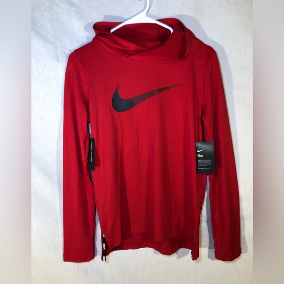 Nike Other - Nike Pro Boys Hooded Long Sleeve TeeShirt